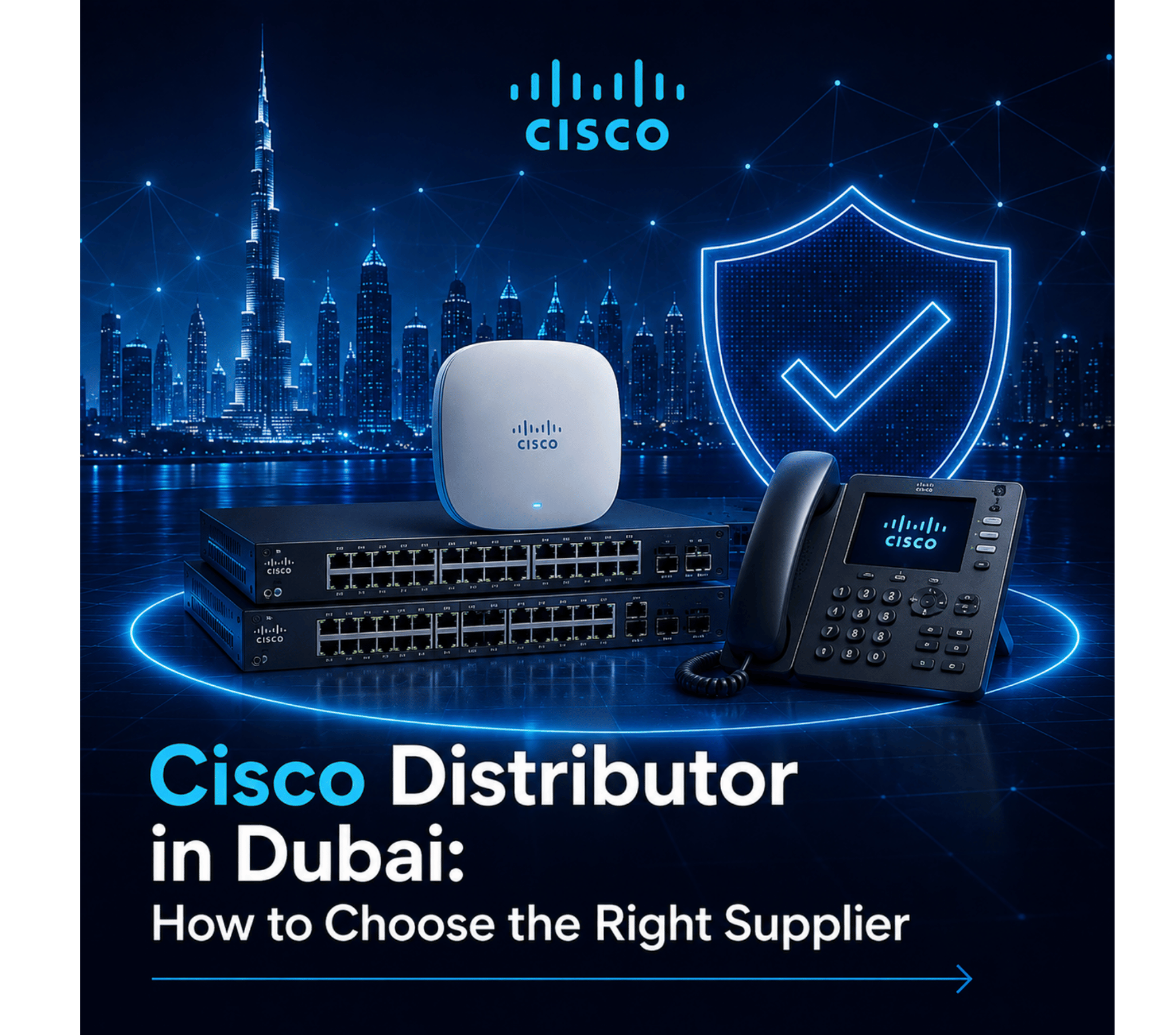 Cisco Distributor in Dubai: How to Choose the Right Supplier